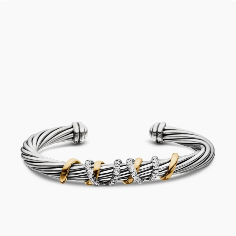 David Yurman Helena Center Station Cuff - Picture 6 of 8